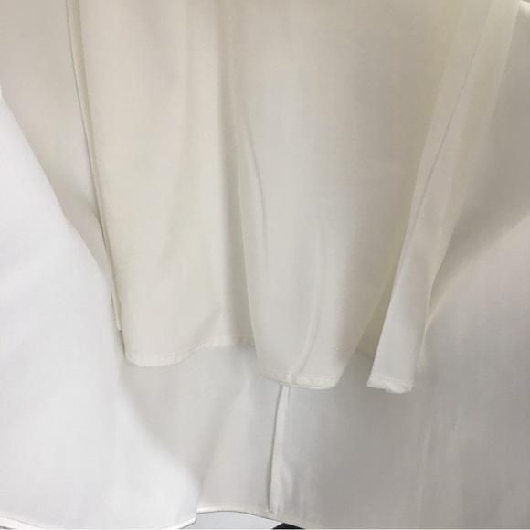 White Floral Appliqué Crop Top and Midi Skirt Set - Picture 6 of 9